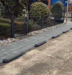 Varkensrug beton antraciet grijs rond - 36kg