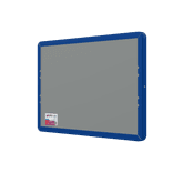 Straatnaambord 20 karakters 600x400mm 2 regelig + huisnummers NEN 1772