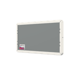 Huisnummer verwijsbord 10 karakters 600x300 mm 2 regelig met pijl NEN 1772 - reflecterend