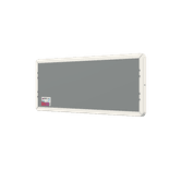 Huisnummer verwijsbord 14 karakters 800x300 mm 2 regelig met pijl NEN 1772 - reflecterend