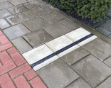 Kabelgoot stoeptegel 300x300x80mm grijs - 15kg