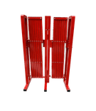 Schaarhek staal 4 meter (XL) rood/wit – opvouwbaar
