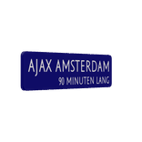 Straatnaambord aluminium DOR 700x200mm - type Amsterdam