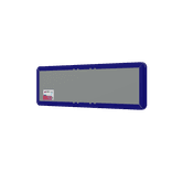 Straatnaambord aluminium DOR 700x200mm 2R - type Amsterdam