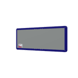 Straatnaambord aluminium DOR 900x300mm 3R - type Amsterdam