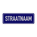 Straatnaambord aluminium DOR 600x200mm - type Binnenstad