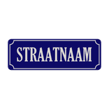 Straatnaambord aluminium DOR 600x200mm - type Binnenstad