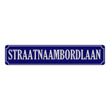 Straatnaambord aluminium DOR 1000x200mm - type Binnenstad