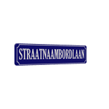 Straatnaambord aluminium DOR 1000x200mm - type Binnenstad