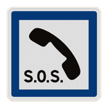 Panneau CE2a – Poste d’appel d’urgence