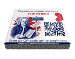 Stoeptegel met QR-code / eigen ontwerp (TS-ST_QR) - 30x30cm met facetrand