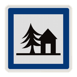 Panneau CE5a – Auberge de jeunesse