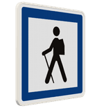 Panneau CE6a – Point de départ d’un itinéraire pédestre