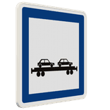 Panneau CE8 – Gare auto/train