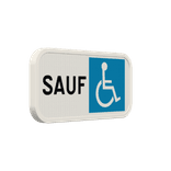 Panonceau M6h – Stationnement réservé aux personnes handicapées