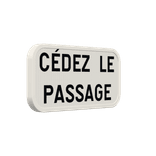 Panonceau M9c – Cédez le passage