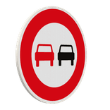 Panneau B3 – Interdiction de dépasser