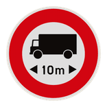 Panneau B10a – Limitation de longueur