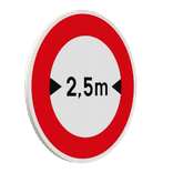 Panneau B11 – Limitation de largeur