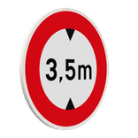 Panneau B12 – Limitation de hauteur