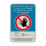 Interdiction de fumer - 10 mètres - Établissements publics