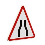 Panneau A3 – Chaussée rétrécie