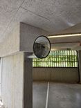 Veiligheidsspiegel rond kunststof met vaste beugel 48-90mm