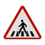 Panneau A13b – Passage pour piétons