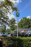 Verzamelplaatsbord verzamelpunt 3-HOEK met montagebeugels - reflecterend
