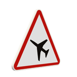 Panneau A23 – Traversée d’une aire de danger aérien
