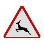Panneau A15b – Passage d’animaux sauvages