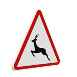 Panneau A15b – Passage d’animaux sauvages