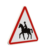 Panneau A15c – Passage de cavaliers