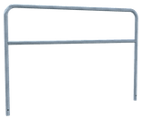 Schutzgeländer mit Querholm Ø48 mm 2000x1400 mm