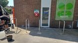 Fietsnietje staal 600x1300mm zonder tussenbuis - met betonvoeten