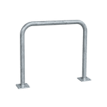 Fietsnietje staal Ø40mm, 800x900mm met aangelaste voetplaten