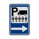 Panneau G2000 - F59c3 - Annonce d’un parking