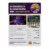 Plattegrond- informatiebord rechthoek 4:3 reflecterend + eigen opdruk
