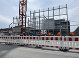 Absperrschrankengitter EURO2 Typ NOX aus Kunststoff 200 cm – retroreflektierend