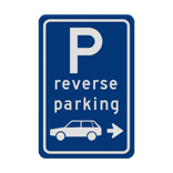 Verkeersbord reverse parking - reflecterend
