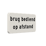 Verkeersbord RVV OBD10 - Brug bediend op afstand
