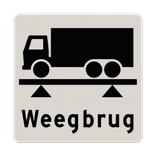Verkeersbord RVV OBD08- Weegbrug