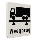 Verkeersbord RVV OBD08- Weegbrug