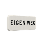 Verkeersbord RVV OBD02 - Eigen weg