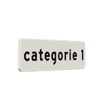 Verkeersbord RVV OB902-1 - Categorie 1