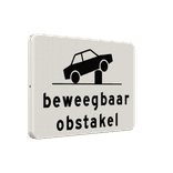 Verkeersbord RVV OB627 - Beweegbaar obstakel in wegdek