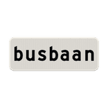 Verkeersbord RVV OB619 - Busbaan