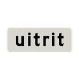 Verkeersbord RVV OB622 - Uitrit