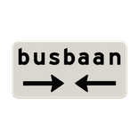 Verkeersbord RVV OB503OB618 - Kruising busbaan