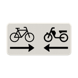 Verkeersbord RVV OB503OB04 - Kruising (brom)fietspad